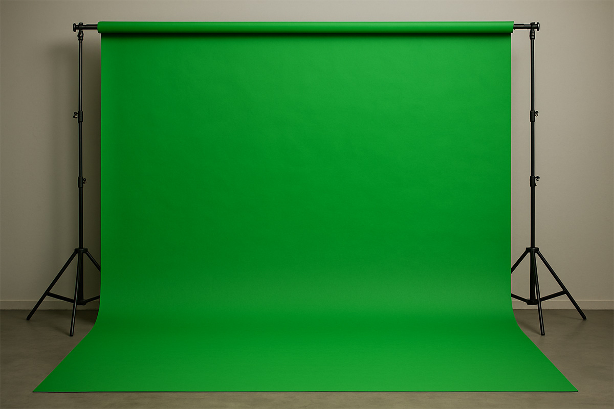 Green Chroma Paper Roll